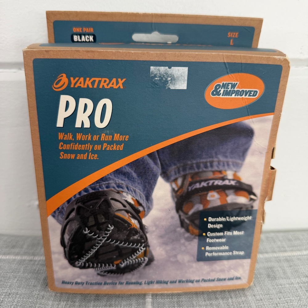 YakTrax Pro Large Traction Cleats Snow‎ Cleats Show Chains Coils